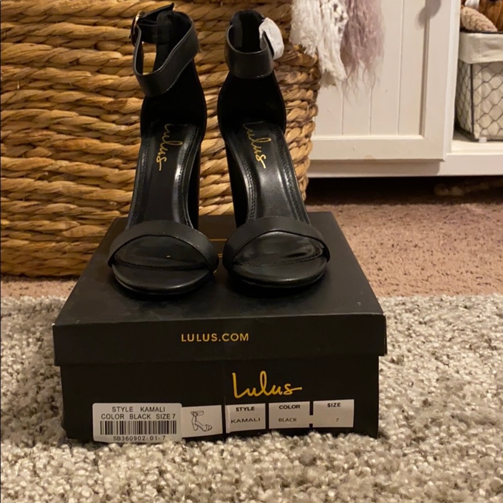5” Black Heels